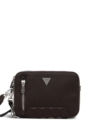 Guess Usa Torino Camera Bag In Brown