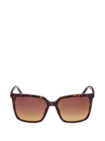 Guess Usa Tortoiseshell-effect Square-frame Sunglasses