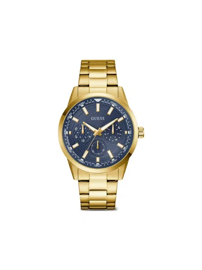 Guess Usa Trey 44mm In Gold