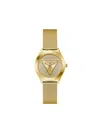 Guess Usa Tri Glitz 30mm In Gold
