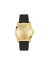Guess Usa Triangle-logo 42mm In Black
