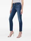 Guess Usa Triangle-logo Jeans In Blue
