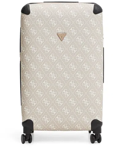 Guess Usa Trolley 28 Luggage In Neutrals