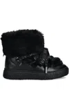 Guess Usa Unessa Faux-fur Boots In Black