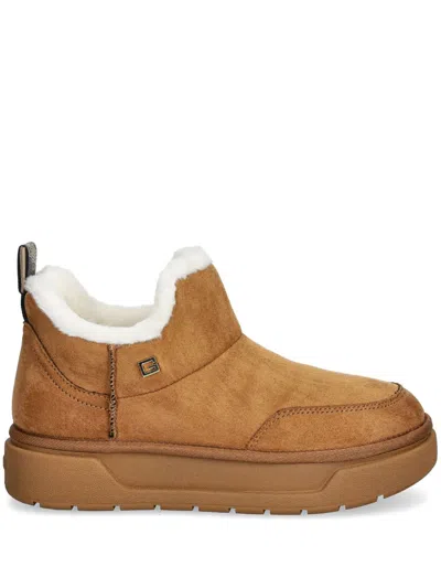 Guess Usa Unie Boots In Brown