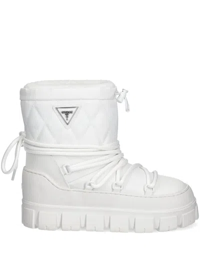 Guess Usa Uniques Boots In White