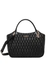 Guess Usa Valla Quilted Tote Bag In Black