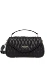 Guess Usa Valla Quilted Tote Bag In Black