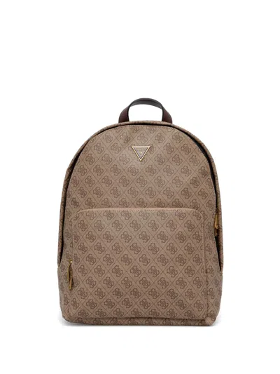 Guess Usa Vezzola Backpack In Brown
