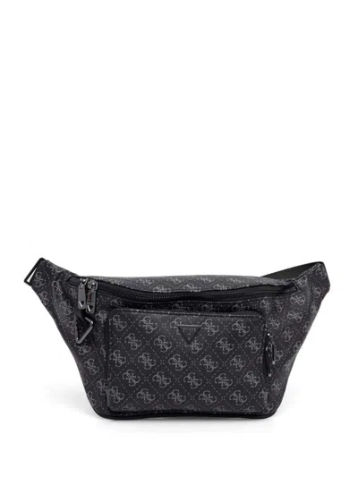 Guess Usa Vezzola Belt Bag In Black