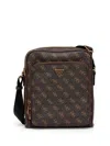 Guess Usa Vezzola Smart 4g Cross Body Bag In Black