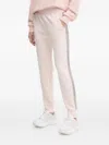 Guess Usa Victoire Rhinestone-embellished Track Pants In Pink