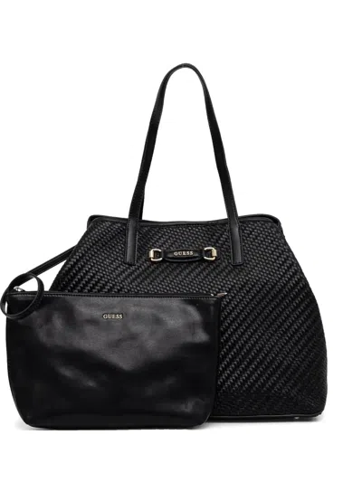 Guess Usa Vikky Ii Shoulder Bag In Black