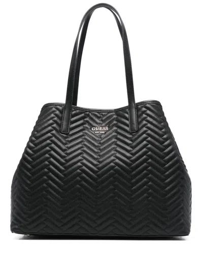 Guess Usa Vikky Tote Bag In Schwarz
