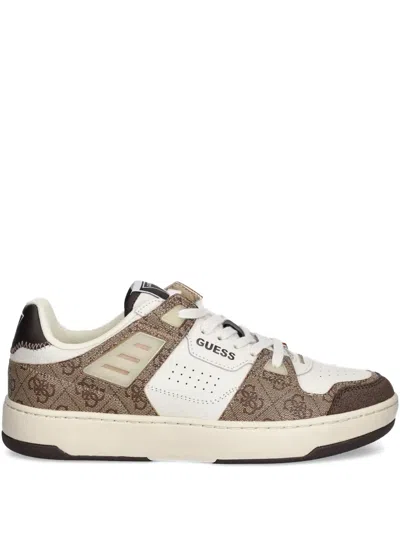 Guess Usa Vincent Perforated-motif 4g Logo Sneakers In Multi