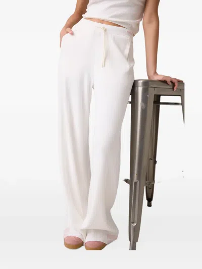 Guess Usa Viscose-blend Sweatpants In White