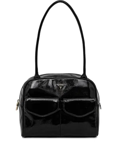 Guess Usa Waldena Patent Leather Handbag