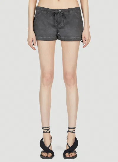 Guess Usa Washed Shorts In Black