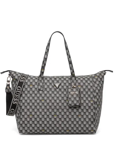 Guess Usa Weekender Tote Bag In Black