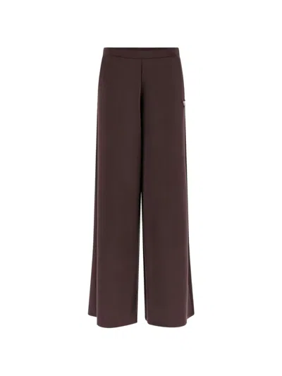 Guess Usa Wide-leg Pants In Brown