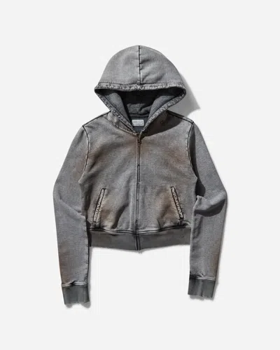 Guess Usa Women S Crystal-embellished Zip Hoodie Dirty Tan Wash In Beige