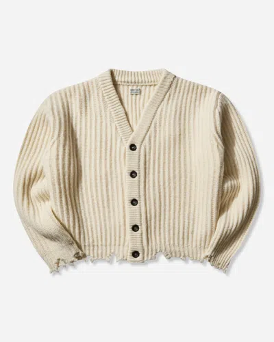 Guess Usa Women S Frayed Cardigan Warm Milk In Neutral