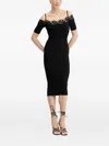 Guess Usa X Marciano Candice Ribbed Midi Dress In Black