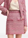 Guess Usa X Marciano Claudia Tweed Mini Skirt In Pink