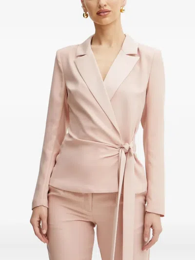 Guess Usa X Marciano Vittoria Wrap Blazer In Pink