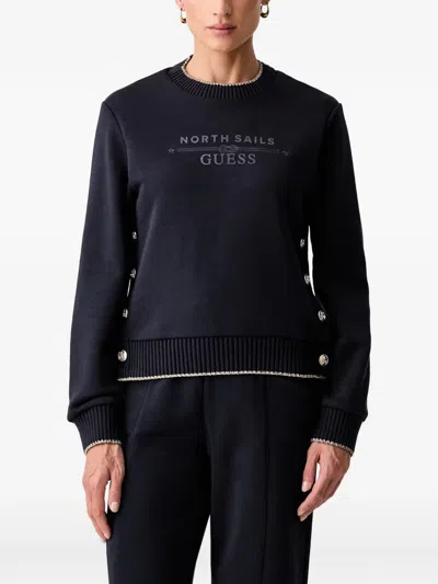 Guess Usa X North Sails Sweater In Blue
