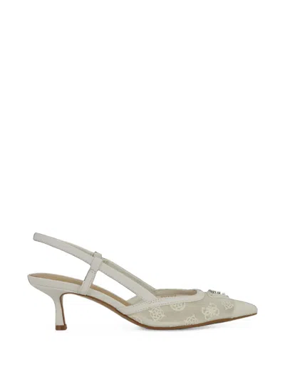 Guess Usa Yanno Slingback Pumps In White