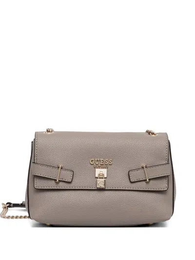 Guess Usa Yesba Chain-strap Satchel Bag In Gray