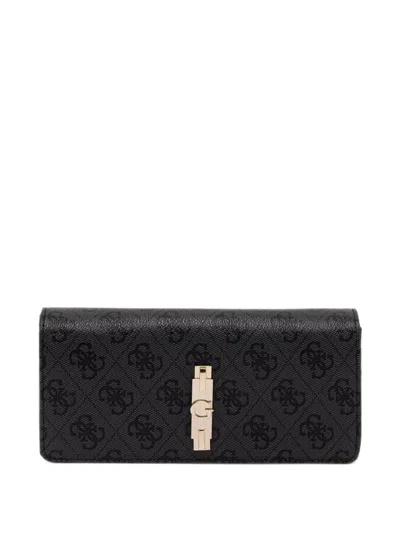 Guess Usa Yvonne Wallet In Black