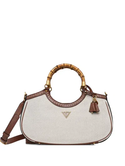 Guess Usa Zabry Tote Bag In Neutral