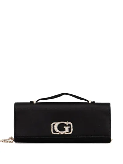 Guess Usa Zalina Logo-detail Tote Bag In Black