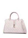 Guess Usa Zamira Quattro G Luxury Tote Bag In Pink