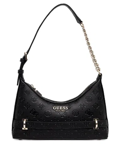 Guess Usa Zarela Logo-debossed Shoulder Bag