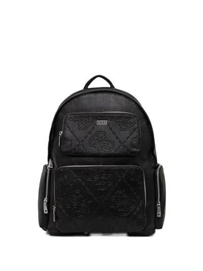 Guess Usa Zip-fastening Backpack In Black