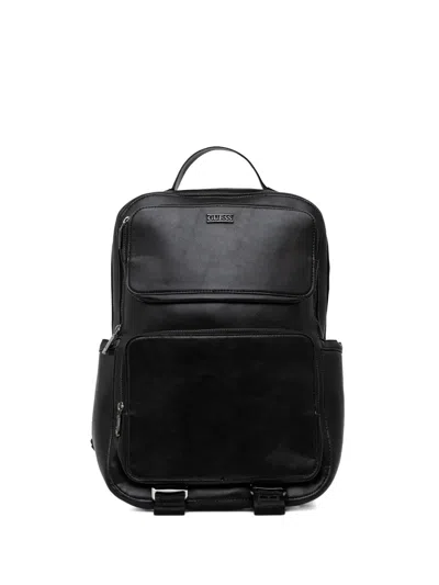 Guess Usa Zip-fastening Backpack In Black