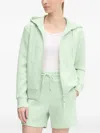 Guess Usa Zip-front Hoodie In Green