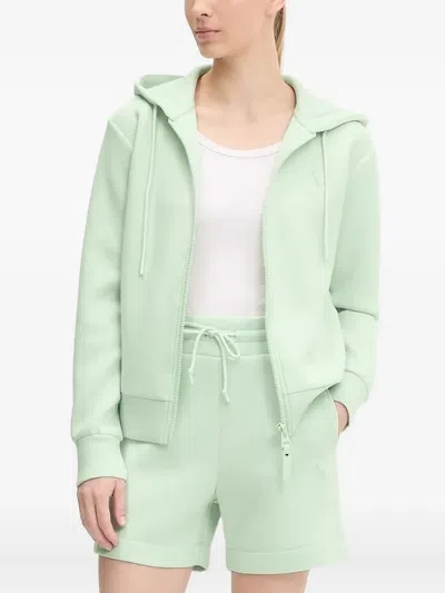 Guess Usa Zip-front Hoodie In Green