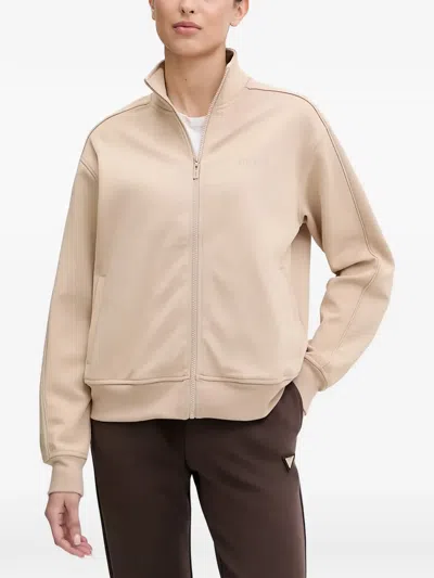 Guess Usa Zip Sweatshirt In Neutral