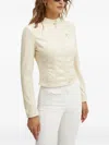 Guess Usa Zip-up Chest-pocket Jacket In Neutral