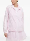 Guess Usa Zip-up Lightweight Jacket In Pink