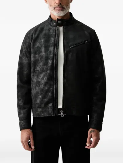 Guess Usa Zip-up Jacket In Black