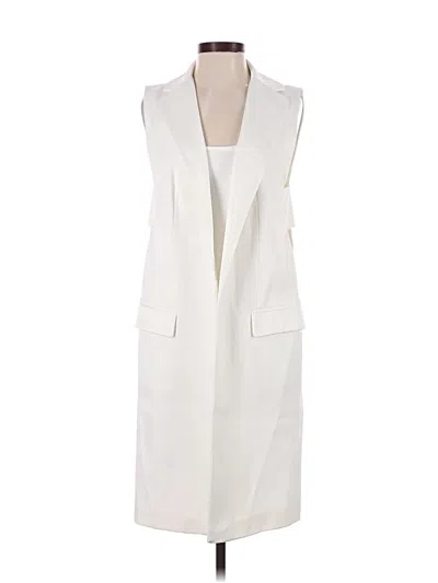 Pre-owned Guess Vest In Ivory