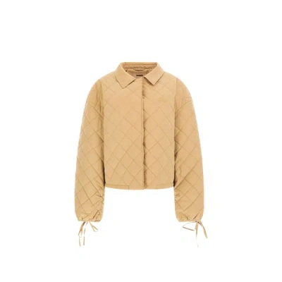 Guess Veste Matelassée In Gold
