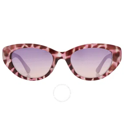 Guess Violet Cat Eye Ladies Sunglasses Gu7849 83z 51 In Brown