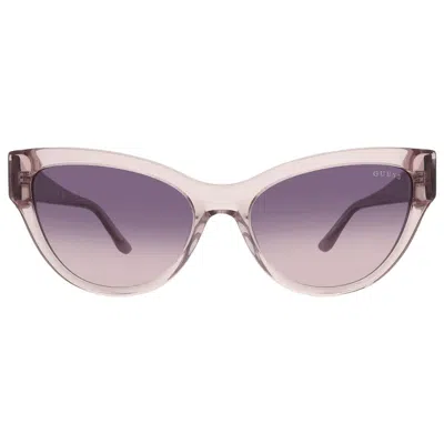 Guess Violet Gradient Or Mirror Cat Eye Ladies Sunglasses Gu00112 57z 56 In Multi