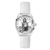 Guess White Leather Watch In White